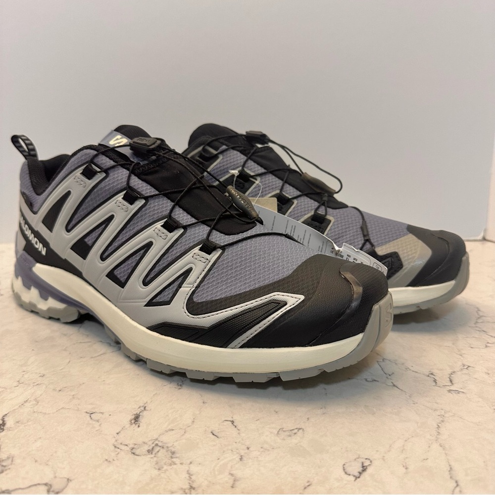 Salomon XA Pro 3D V9 GTX Men's Size 13 Hiking Shoes Blue Waterproof Gore-Tex
